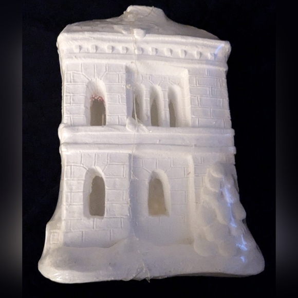 Vintage Christmas village ceramic sealed California Creations SE185 Post Office - Picture 8 of 11